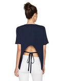 Tie Back Top Dark Navy Xxsmall