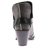 Miss Alice Harness Boot, Black Crackle Leather, 8 M Us