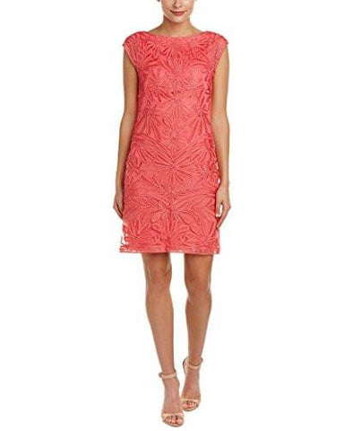 S Sheath Dress, 10, Pink