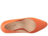 Nine West Scheila Suede Dress Pump Orange 75 M Us