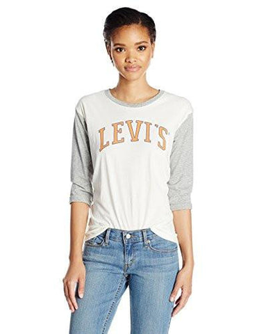 3 Quarter Sleeve Sporty Tee, Sporty Tee B Marshmallow, Medium