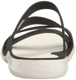 Crocs Swiftwater W Flat Sandal Blackwhite 8 M Us