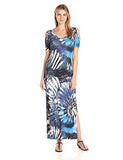 Karen Kane TieDye Cold Shoulder Maxi Dress, Print, S