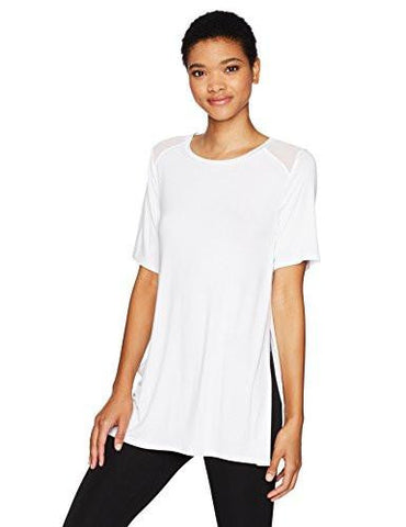 Contrast Tunic Top Optic White Xxsmall