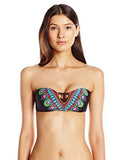 Dashiki Bandeau Bikini Top Black 4