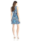 Stretch Hopsak Popover Fit And Flare, Navy Blue, 10