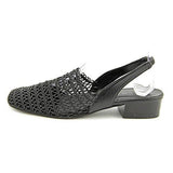 Carolton Closed Toe Casual Slingback Sandals, Black, Size 7