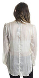 Karen Kane Wild Red Bow Blouse, White/Gold, Small
