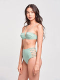 Leila Underwire Swim Top Smoke Green Xs Swimwear Bikini Smoke Green