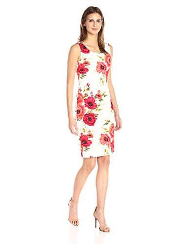 Scuba Midi Dress, Print, 4