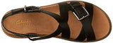 Corsio Bambi Platform Black Leather 8 Medium Us