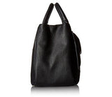 Betsey Johnson Bow On Bucket Black Cream Handbag