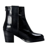 Maison Martin Margiela Mm6 Black Leather Ankle Boots Shoes Us 6 It 36;