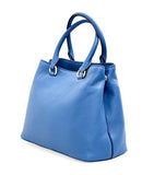 Prada 1Ba058 Blue Leather Shoulder Bag