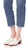 Edie Loafers, White, 8.5 Bm Us