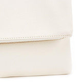 Bysummer Markfran Oversized Foldover Clutch Ivory