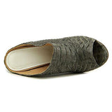 Maison Martin Margiela Python Us 8 Green Peep Toe Bootie