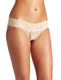 Never Say Never Bootie Thong Panty, Blush, One Size