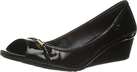 Tali Open Toe Wedge 40 Black Wedge 8 C Wide