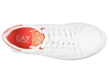 Shoes Leather Trainers Sneakers Classic Up White Us Size 6 288046 7P299 00010