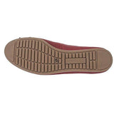 Odeysa Almond Toe Casual Flat Sandals Sailor Red Size 7