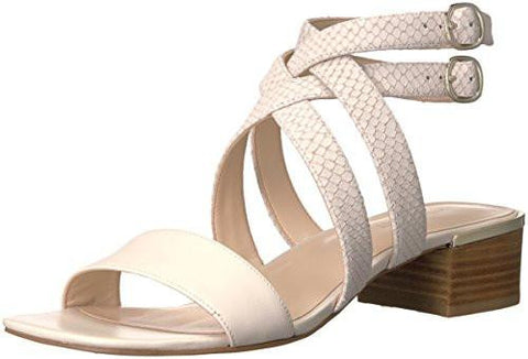 Nine West Yesta Leather Dress Sandal Off White 10 M Us