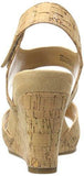 Plush Day Wedge Sandal Cork Combo 6 M Us