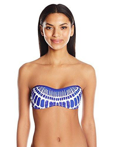 Algiers Molded Cup Bandeau Bikini Top Indigoindigo 8