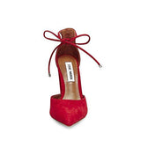 Pamperd Red Nubuck Pump