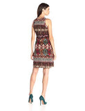 Karen Kane Border Halter Dress, Print, Medium