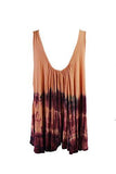 Knit TieDye Tank Top Orange Xs