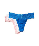 Dolce 3Pack Thong White/Blue Lagoon/Pink Lemonade Underwear