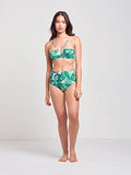 Leila Underwire Swim Top Palm Tropical S Swimwear Bikini Palm Tropical