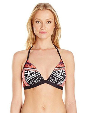 Kenneth Cole York Without Borders Pushup Halter Bra Bikini Top Lip 32 Bc Cup