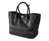 Prada 1Bg694 Uwl F0002 Black Leather Shoulder Bag