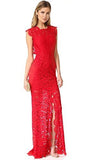 Estelle Cutout Back Maxi Dress, Red, 6