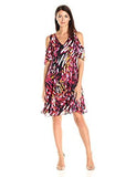 Nine West Fit And Flare Cold Shoulder Dress Salsaharvest 12