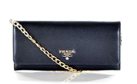 Prada Vitello Move Walletonchain 1Mt290 Nero Black