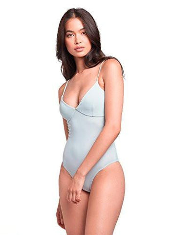 Baybae Bralette One Piece Ballad Blue S Swimwear One Piece White
