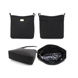 Michael Michael Kors Jet Set Travel Large Messenger Leather Crossbody Bag 35T6Gtvm2L Black