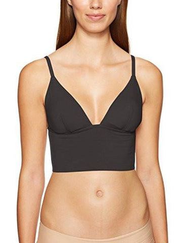 Minimalista Crop Cami, Black, Medium