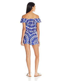 Algiers Offtheshoulder Romper Cover Up Indigoindigo M