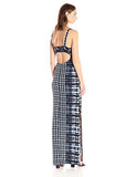 Maxi Strapy Body Con Navy Multi Xsmall