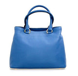 Prada 1Ba058 Blue Leather Shoulder Bag