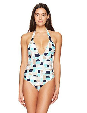 Disco Deco Vplunge One Piece Swimsuit Multi 8