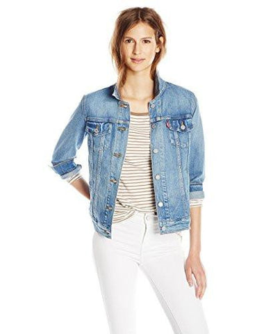 Levis Boyfriend Trucker Sunshine Indigo Large