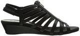 A2 By Yetaway Wedge Sandalblack Snake6 M Us