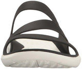 Crocs Swiftwater W Flat Sandal Blackwhite 8 M Us
