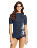 Kanu Surf Oceanside Upf 50 Rash Guard Slate Grey Medium