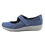 Sillian Bella Mary Jane Flat Blue Denim 11 M Us